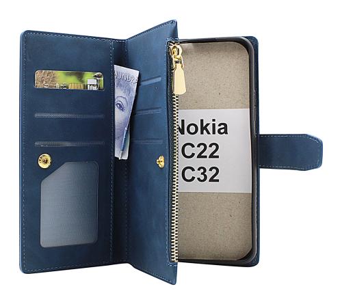 billigamobilskydd.seXL Standcase Luxury Wallet Nokia C22 / C32