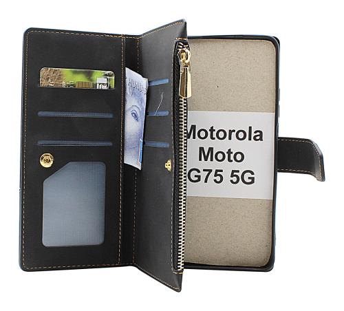 billigamobilskydd.seXL Motorola Moto G75 5G Luxury Phone Wallet