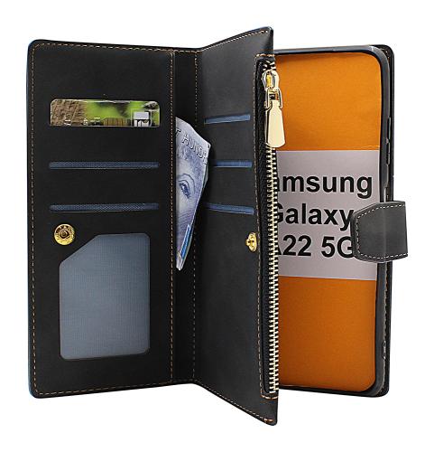 billigamobilskydd.seXL Standcase Luxury Wallet Samsung Galaxy A22 5G (SM-A226B)