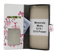 CoverinSkimblocker Motorola Moto G15 / G15 Power Phone Wallet Design
