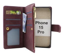 billigamobilskydd.seXL Standcase Luxury Wallet iPhone 15 Pro