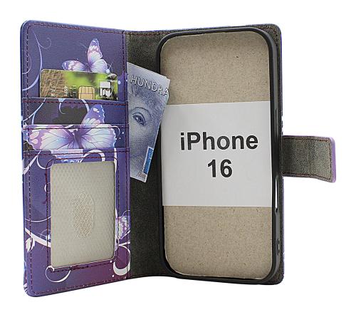 CoverinSkimblocker iPhone 16 Magnet Phone Wallet Design