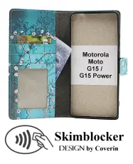 CoverinSkimblocker Motorola Moto G15 / G15 Power Phone Wallet Design