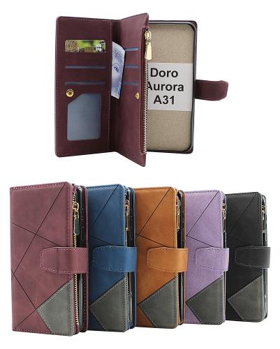billigamobilskydd.seXL Doro Aurora A31 Luxury Wallet Case