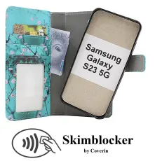 CoverinSkimblocker Samsung Galaxy S23 5G Magnet Phone Wallet Design