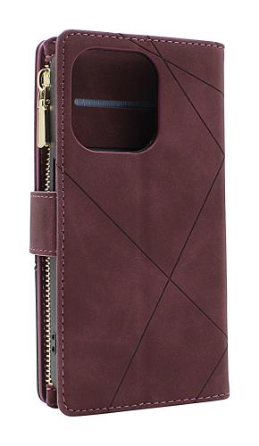 billigamobilskydd.seXL Standcase Luxury Wallet iPhone 15 Pro