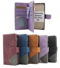 CoverinXL Standcase Luxury Wallet Samsung Galaxy S23 Plus 5G