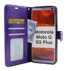 CoverinCrazy Horse Wallet Moto G 5G Plus