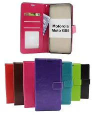 CoverinCrazy Horse Motorola Moto G85 Phone Wallet