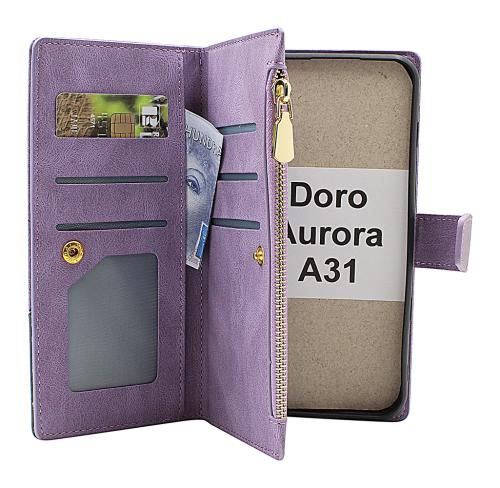 billigamobilskydd.seXL Doro Aurora A31 Luxury Wallet Case