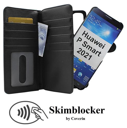 CoverinSkimblocker XL Magnet Wallet Huawei P Smart 2021