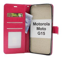 billigamobilskydd.seCrazy Horse Motorola Moto G15 Phone Wallet