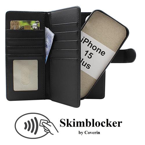 CoverinSkimblocker iPhone 15 Plus XL Magnet Phone Wallet