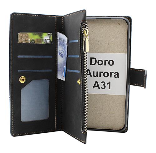 billigamobilskydd.seXL Doro Aurora A31 Luxury Wallet Case