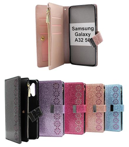 billigamobilskydd.seXL Standcase Glitterwallet Samsung Galaxy A32 5G (SM-A326B)