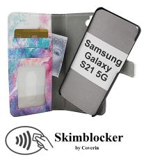 CoverinSkimblocker Magnet Designwallet Samsung Galaxy S21 5G (G991B)