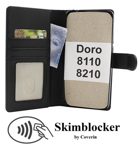 CoverinSkimblocker Magnet Wallet Doro 8110 / 8210