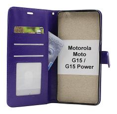 billigamobilskydd.seCrazy Horse Motorola Moto G15 / G15 Power Phone Wallet