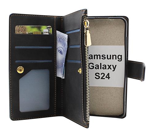 billigamobilskydd.seXL Standcase Luxury Wallet Samsung Galaxy S24 5G (SM-S921B/DS)