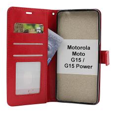 billigamobilskydd.seCrazy Horse Motorola Moto G15 / G15 Power Phone Wallet