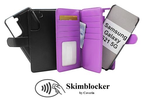 CoverinSkimblocker XL Magnet Wallet Samsung Galaxy S21 5G (G991B)