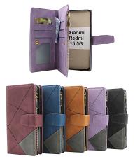 billigamobilskydd.seXL Xiaomi Redmi 15 5G Luxury Wallet Case