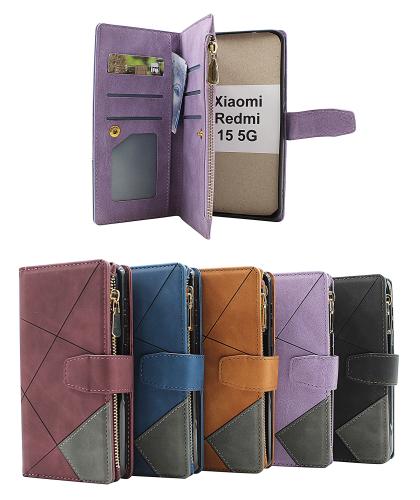 billigamobilskydd.seXL Xiaomi Redmi 15 5G Luxury Wallet Case