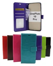 CoverinCrazy Horse Wallet OnePlus 10 Pro