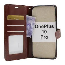 CoverinCrazy Horse Wallet OnePlus 10 Pro