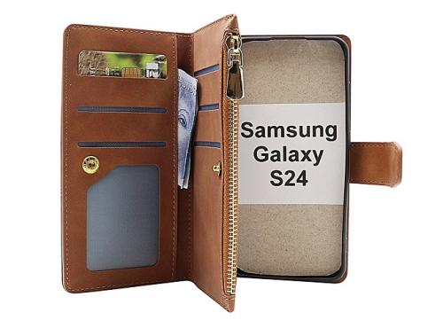 billigamobilskydd.seXL Standcase Luxury Wallet Samsung Galaxy S24 5G (SM-S921B/DS)