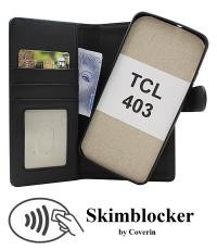 CoverinSkimblocker TCL 403 Magnet Phone Wallet