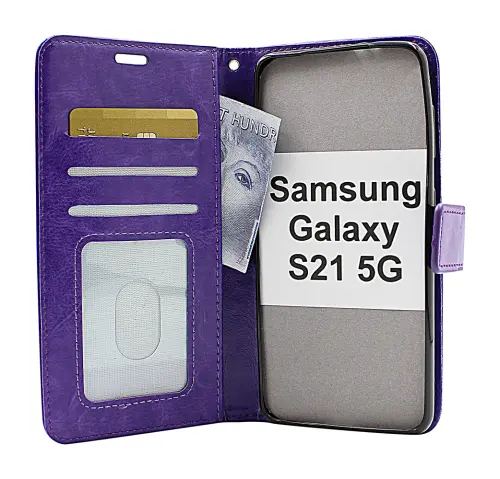 billigamobilskydd.seCrazy Horse Wallet Samsung Galaxy S21 5G (G991B)
