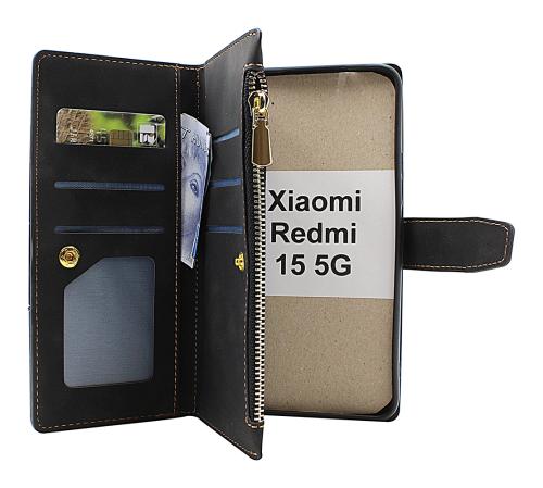 billigamobilskydd.seXL Xiaomi Redmi 15 5G Luxury Wallet Case