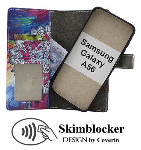 CoverinSkimblocker Samsung Galaxy A56 Magnet Phone Wallet Design