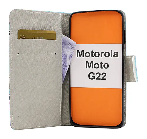 billigamobilskydd.seDesignwallet Motorola Moto G22