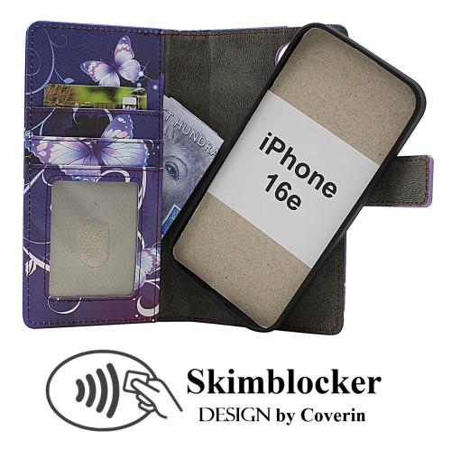 CoverinSkimblocker iPhone 16e Magnet Phone Wallet Design