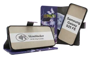 CoverinSkimblocker Samsung Galaxy S25 FE Magnet Phone Wallet Design