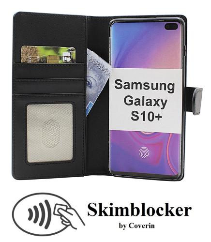 CoverinSkimblocker Samsung Galaxy S10 Plus Magnet Phone Wallet