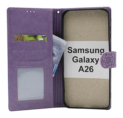 billigamobilskydd.seFlower Samsung Galaxy A26 Phone Wallet