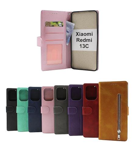 billigamobilskydd.seZipper Standcase Wallet Xiaomi Redmi 13C