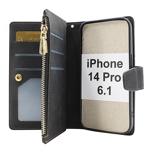 billigamobilskydd.seXL Standcase Luxury Wallet iPhone 14 Pro (6.1)