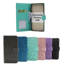 billigamobilskydd.seFlower Samsung Galaxy A26 Phone Wallet
