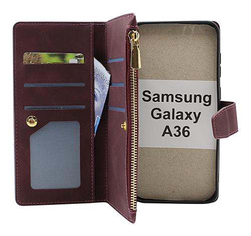 billigamobilskydd.seXL Samsung Galaxy A36 Luxury Phone Wallet