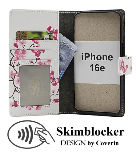 CoverinSkimblocker iPhone 16e Phone Wallet Design