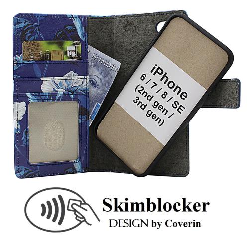 CoverinSkimblocker iPhone 6s/7/8/SE (2nd/3rd Gen.) Magnet Phone Wallet Design