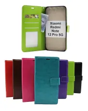 CoverinCrazy Horse Wallet Xiaomi Redmi Note 12 Pro 5G