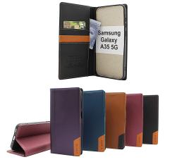 billigamobilskydd.seSamsung Galaxy A35 5G Luxury Wallet Case Slim