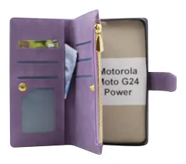 billigamobilskydd.seXL Standcase Luxury Wallet Motorola Moto G24 Power