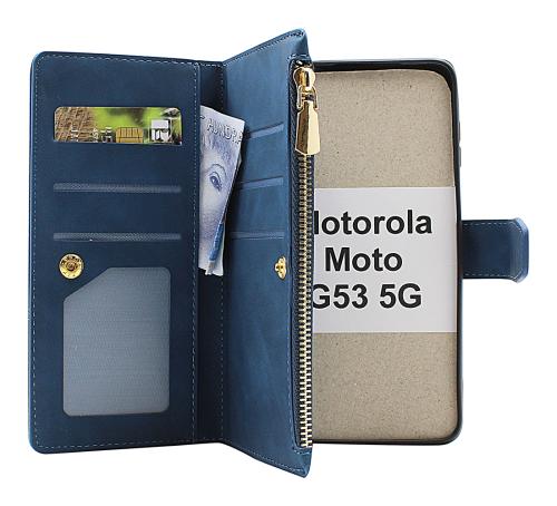 billigamobilskydd.seXL Standcase Luxury Wallet Motorola Moto G53 5G