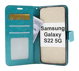 CoverinCrazy Horse Wallet Samsung Galaxy S22 5G